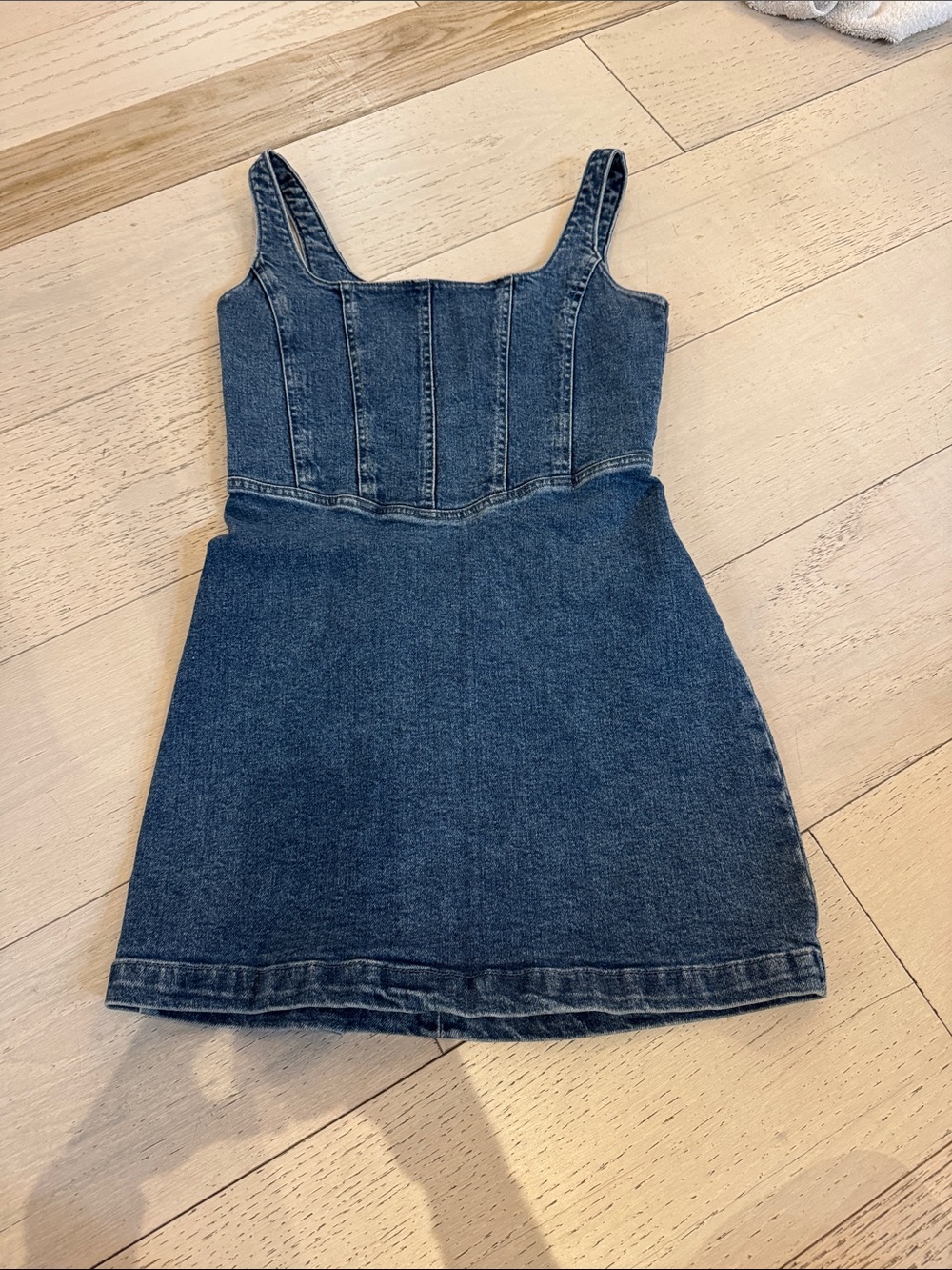 Show Me Your MuMu Dark Blue Denim Tank Dress
